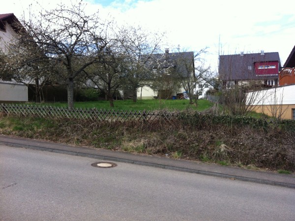 Sonniges Baugrundstück in zentraler Lage von Balingen-Frommern